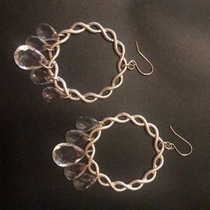Brighton Loop Silver Earrings